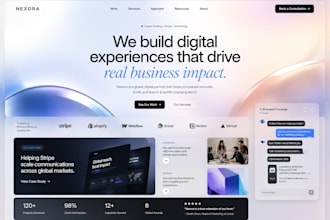 design a framer ai website business website with ai agent and liquid glass ui