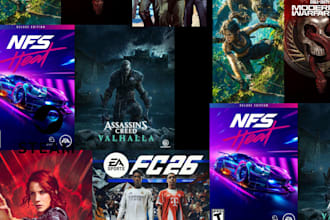 design steam capsule art, header, and game cover art that boosts wishlists