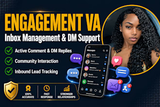 social media virtual assistant for community engagement dm support executive va