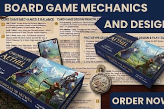 design card game mechanics rulebook and develop your board game
