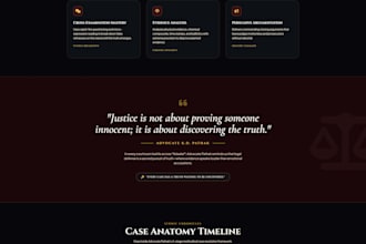 design a professional portfolio website