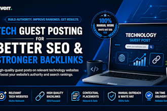do tech link building and tech SEO with quality backlinks