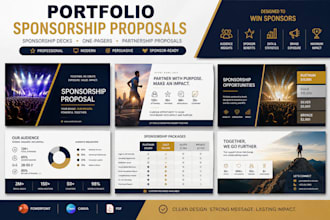 design a winning sponsorship proposal, sponsorship deck and one pager