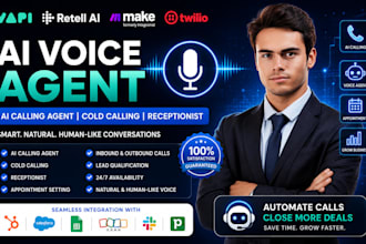 build ai voice agent vapi ai calling agent retell ai cold calling receptionist