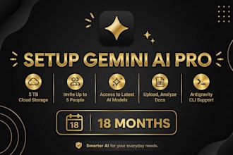 setup gemini pro veo 3,1 nanobanana up to 18 months