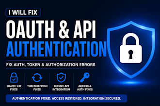 fix oauth, API authentication, access token and authorization errors