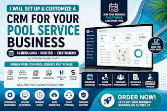 setup and customize a CRM for your pool service business via jobber pool brain