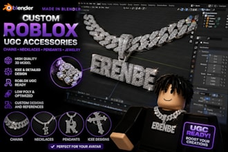 create custom roblox ugc chain accessories wearable jewelry