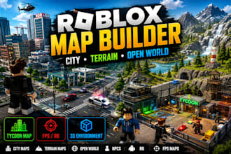 build custom roblox maps cities terrain and 3d environments