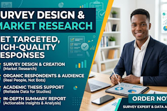 create online survey market research, academic research