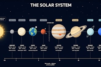 create biology astronomy physics anatomy educational science poster infographic