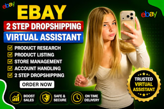 ebay  shopify etsy marcari and poshmark account mangement a to z