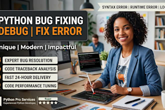 fix bugs and errors in your python code
