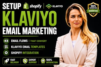 setup shopify klaviyo email markerting email flows klaviyo email template