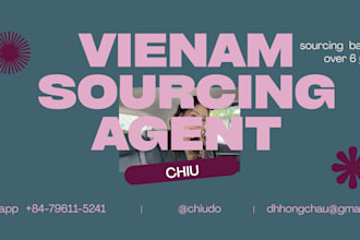 source suitable suppliers for you, negotiate favorable terms, and set up