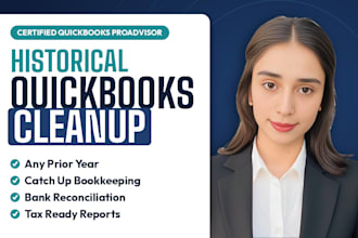 do historical quickbooks cleanup and catchup bookkeeping