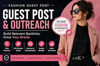 do fashion guest post outreach and link building