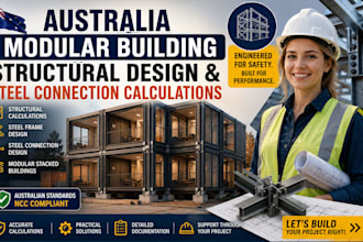 do australia modular building structural design calculations steel connections