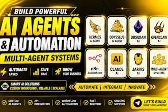 hermes ai agent odysseus obisidian openclaw n8n claude ai jarvis ai multi agent