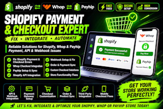 whop shopify payment  gateway order sync shopify API setup webhook payhip bugfix