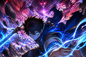 draw commission into anime or manga style art