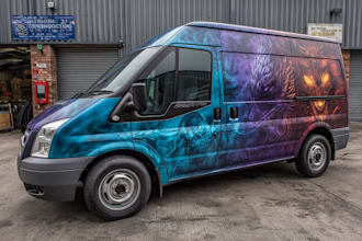 design professional car wrap, van wrap and vehicle wrap