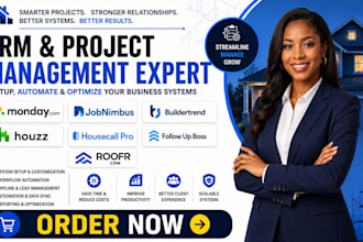 setup monday jobnimbus buildtrend houzz housecall pro follow up boss roofr crm