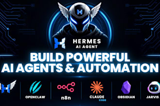 hermes ai agent obsidian openclaw n8n claude code jarvis ai multi hermes agent