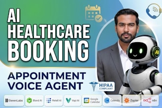 build an ai voice agent for healthcare appointment booking and patient intake