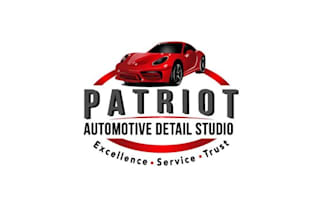 design automotive detail studio logo