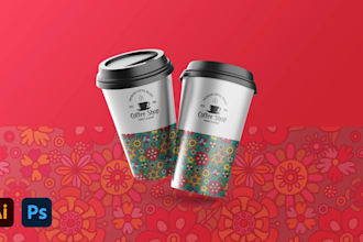 do creative paper cup packaging design