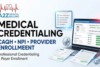 do medical credentialing caqh npi and provider enrollment
