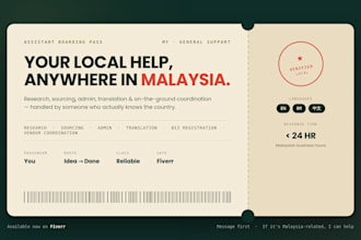 assist you on anything in malaysia