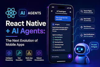 develop a modern react native mobile application