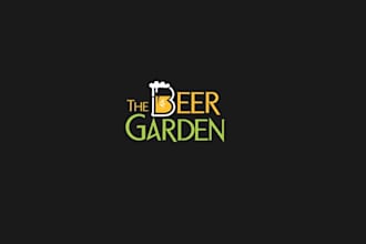 design unique beer garden logo
