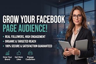 grow your facebook page with professional promotion