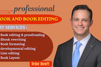 be your ebook ghost writer, book editor, book writer and ghost book writer