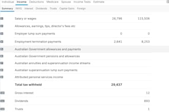 prepare australian individual tax return preparation