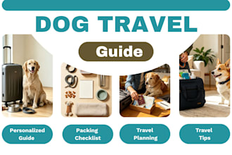 create a personalized dog travel guide and packing checklist