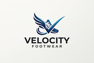 design a stylish shoes logo for your brand