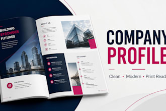 design company profiles in adobe indesign