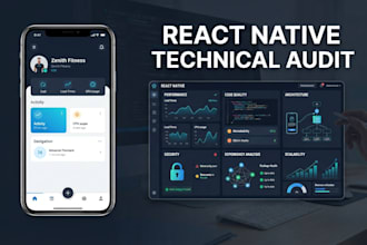 audit react native app for performance, security, architecture and scalability