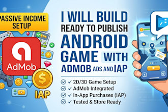 build ready to publish android game with admob ads and iap
