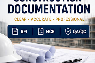 review and write professional construction technical documents