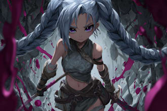 create dark art, metal, gothic illustration