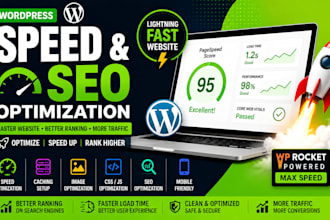 optimize wordpress website speed SEO and improve performance with wp rocket