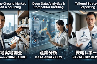 research on whatever products or services you are looking for in japan