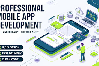 build a custom mobile app in flutter with firebase and sqlite