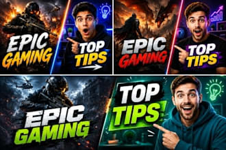 creative and clickable gaming thumbnails