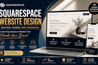 build squarespace website design redesign squarespace website development